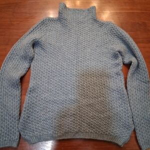 Women's Gray Turtleneck Sweater